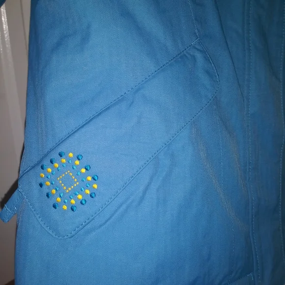 Ll Bean Girls Kids Blue Winter Coat Jacket 14/16